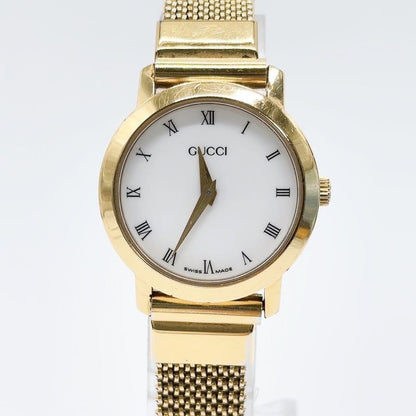 GUCCI Quartz Watch Wristwatch Gold Women's Authentic