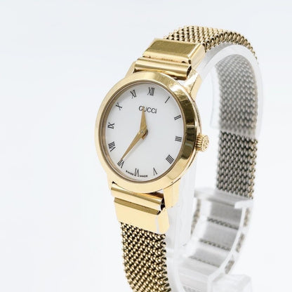 GUCCI Quartz Watch Wristwatch Gold Women's Authentic