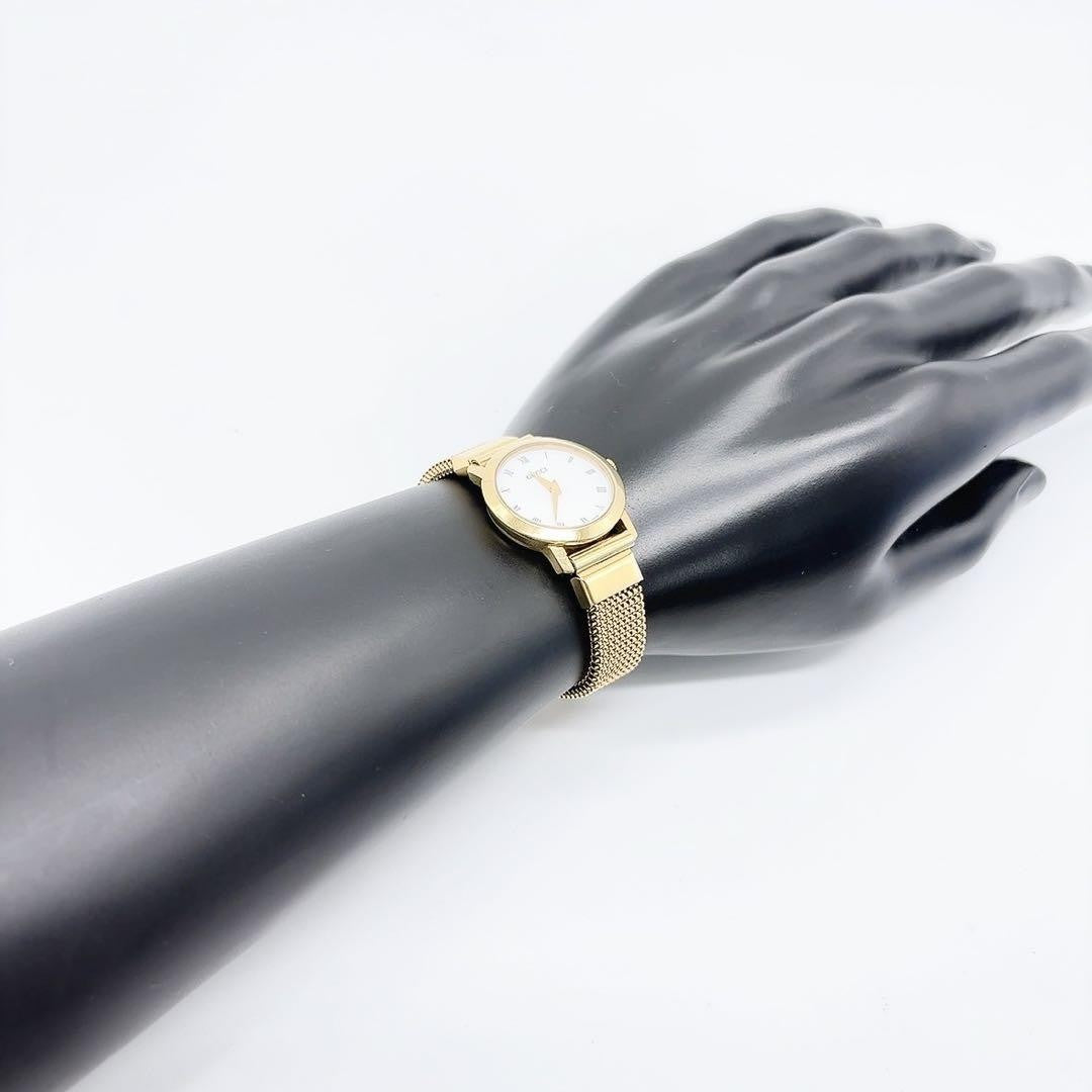 GUCCI Quartz Watch Wristwatch Gold Women's Authentic