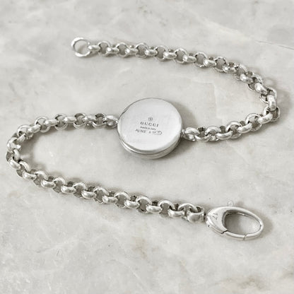 GUCCI Bracelet Bangle Chain Silver 925 Women Accessory Authentic