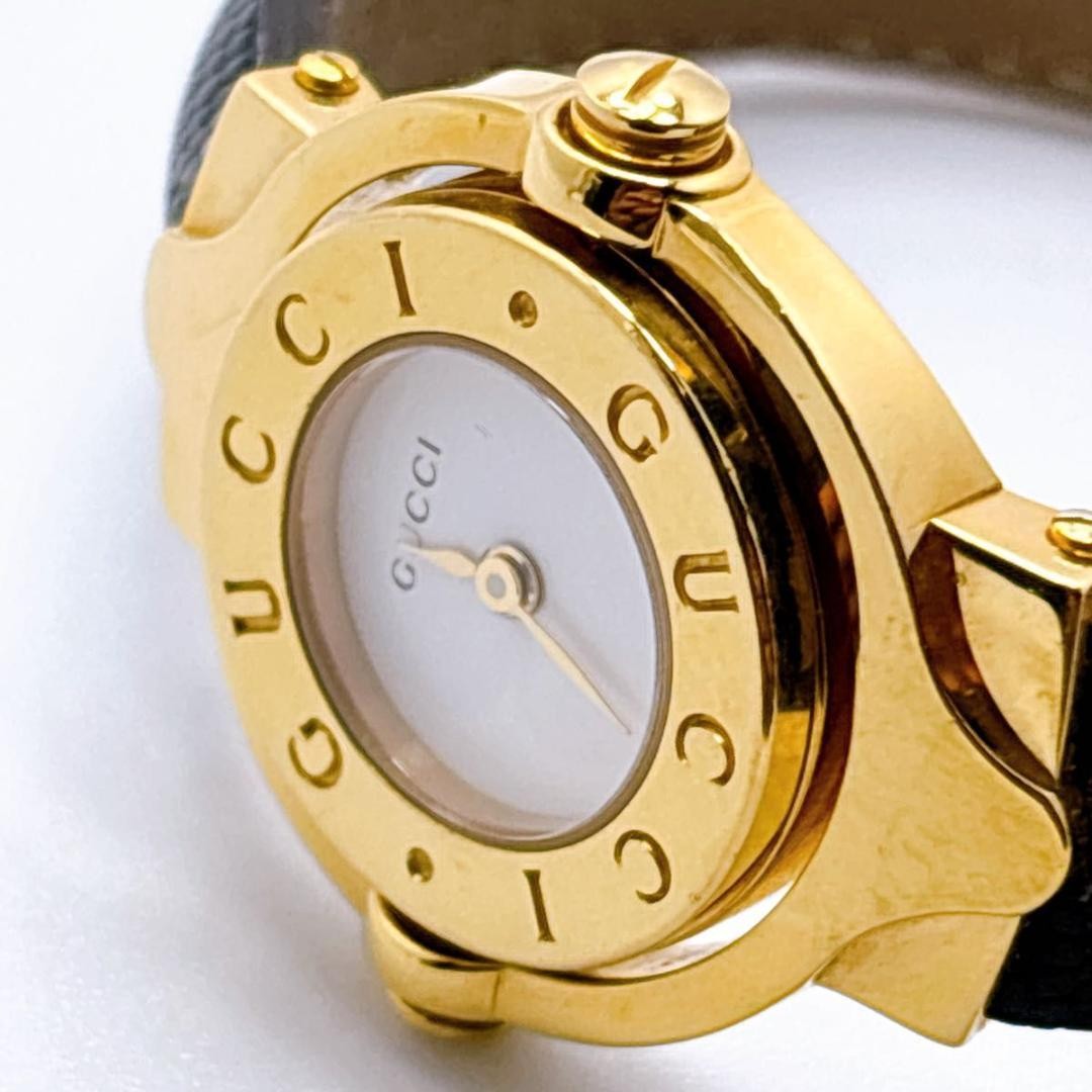GUCCI Quartz Watch Wristwatch Gold Women's Authentic