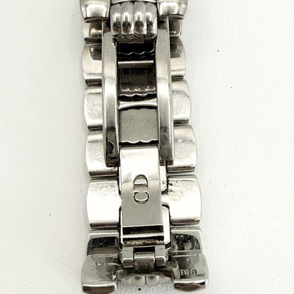 Christian Dior Quartz Watch Wristwatch Logo Silver Women's Authentic