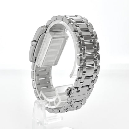 FENDI 7000L Quartz Watch Wristwatch Logo White Silver Women's Authentic