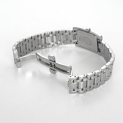 FENDI 7000L Quartz Watch Wristwatch Logo White Silver Women's Authentic