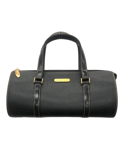 BURBERRY Hand Bag Tote Purse Nova Check Black Authentic