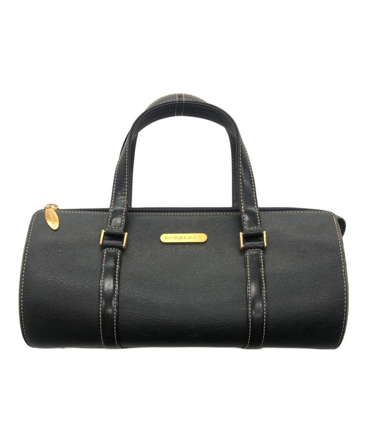 BURBERRY Hand Bag Tote Purse Nova Check Black Authentic
