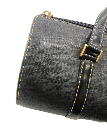 BURBERRY Hand Bag Tote Purse Nova Check Black Authentic