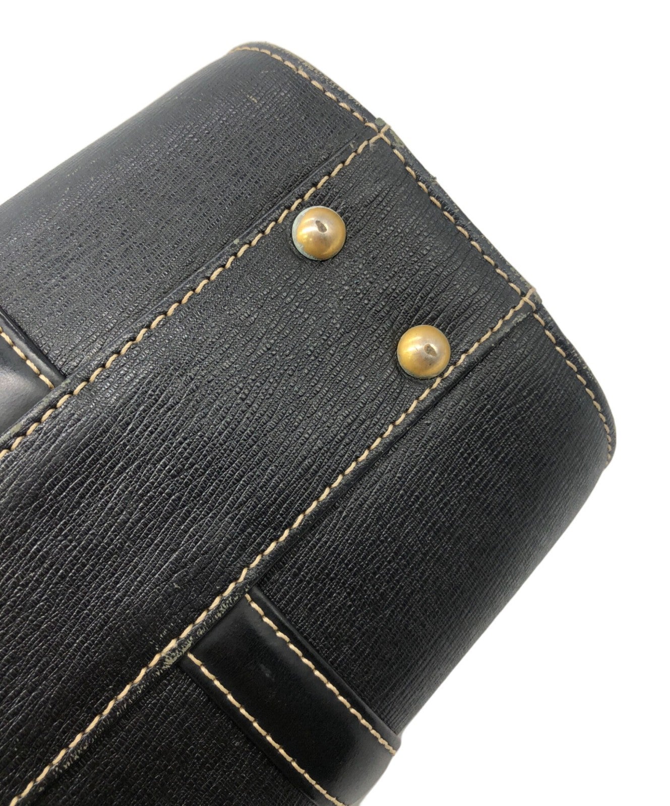 BURBERRY Hand Bag Tote Purse Nova Check Black Authentic