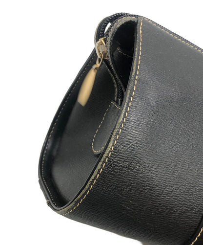 BURBERRY Hand Bag Tote Purse Nova Check Black Authentic