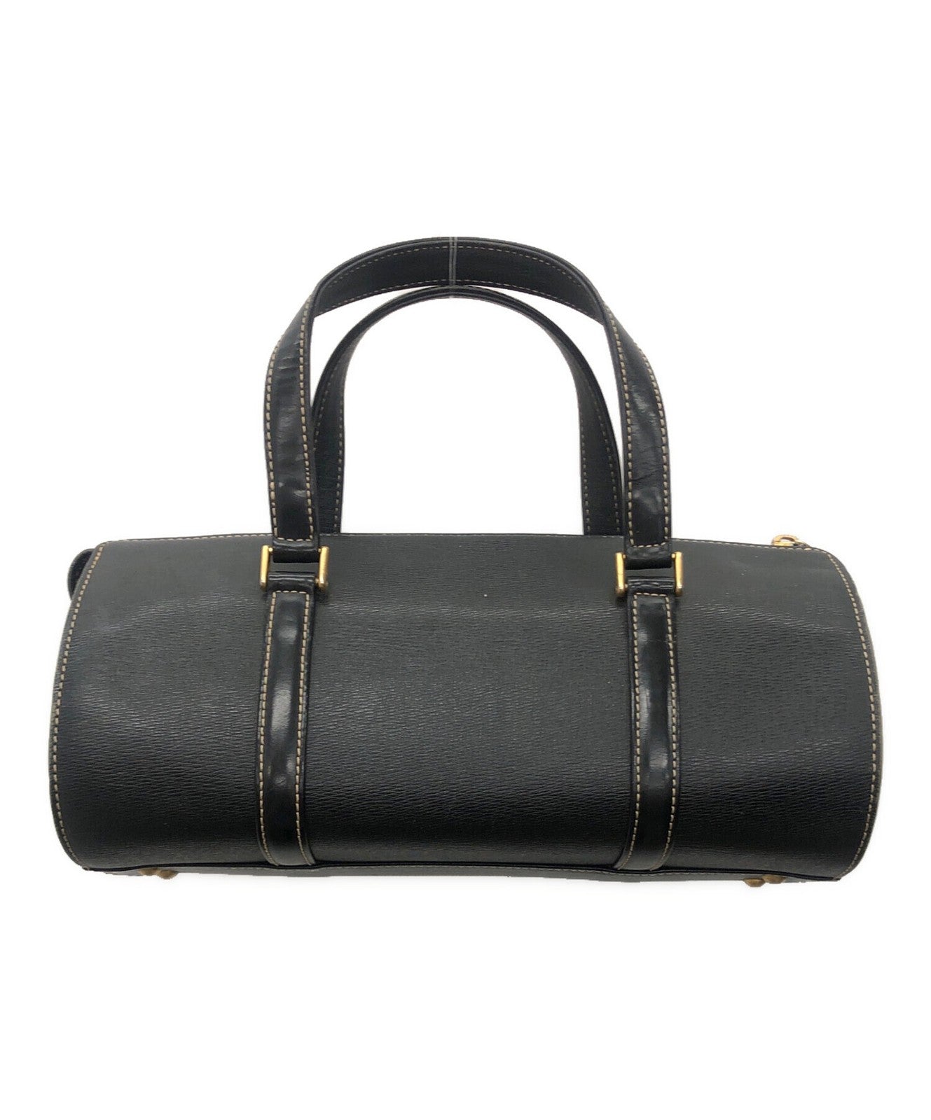 BURBERRY Hand Bag Tote Purse Nova Check Black Authentic