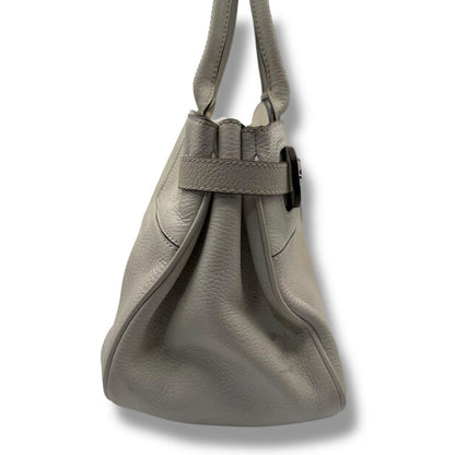 TOD'S Hand Bag Tote Purse Leather White Authentic