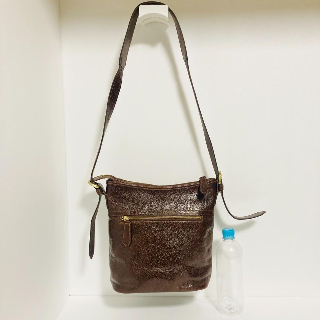 BURBERRY Shoulder Bag Purse Nova Check Leather Authentic