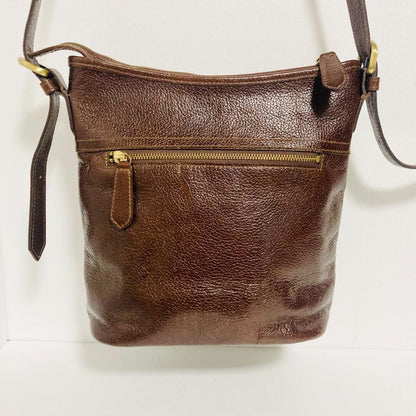 BURBERRY Shoulder Bag Purse Nova Check Leather Authentic