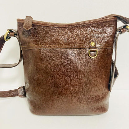 BURBERRY Shoulder Bag Purse Nova Check Leather Authentic