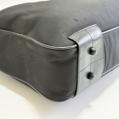 Montblanc Business Bag Briefcase Nylon Leather Black Authentic