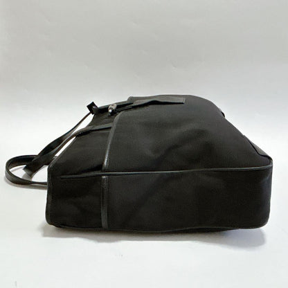Montblanc Business Bag Briefcase Nylon Leather Black Authentic