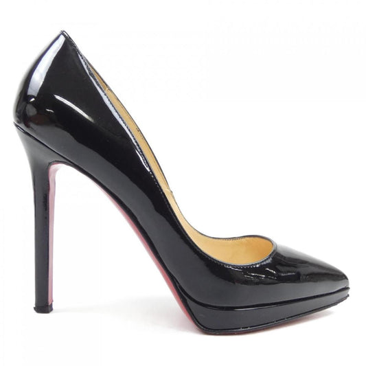 Christian Louboutin Shoes Pumps Heel EU 37 US 7 Black Authentic