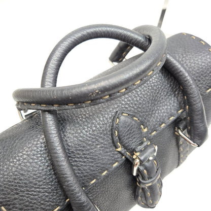 FENDI Hand Bag Tote Purse Selleria Leather Authentic