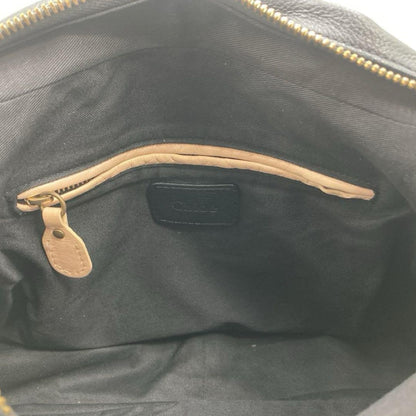 Chloe Shoulder Bag Purse Paraty Leather Black Authentic