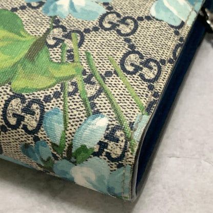 GUCCI Bag Chain Wallet Dionysus Flora Shoulder Purse Leather Beige Authentic