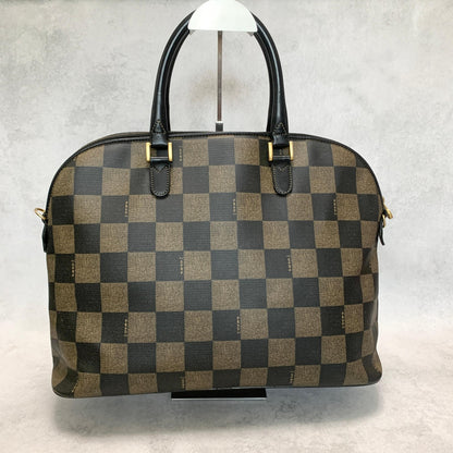 FENDI Pecan Bag Shoulder Handbag FF Tote Purse Leather Brown Black Used  Auth
