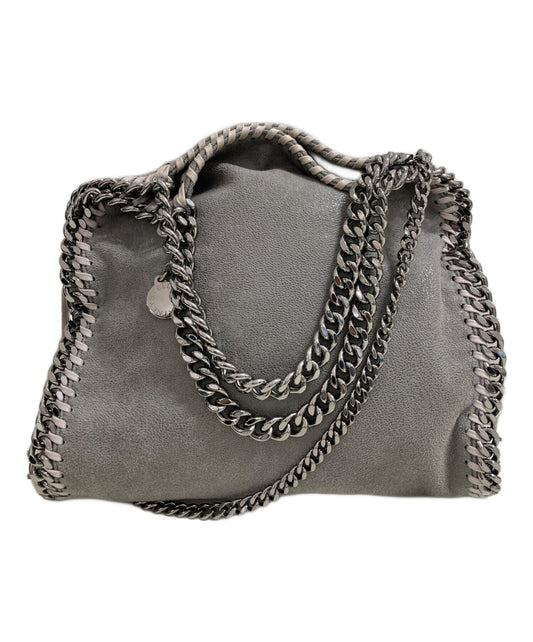Stella McCartney Hand Shoulder Bag Tote Purse 2way Falabella Mini Gray Authentic