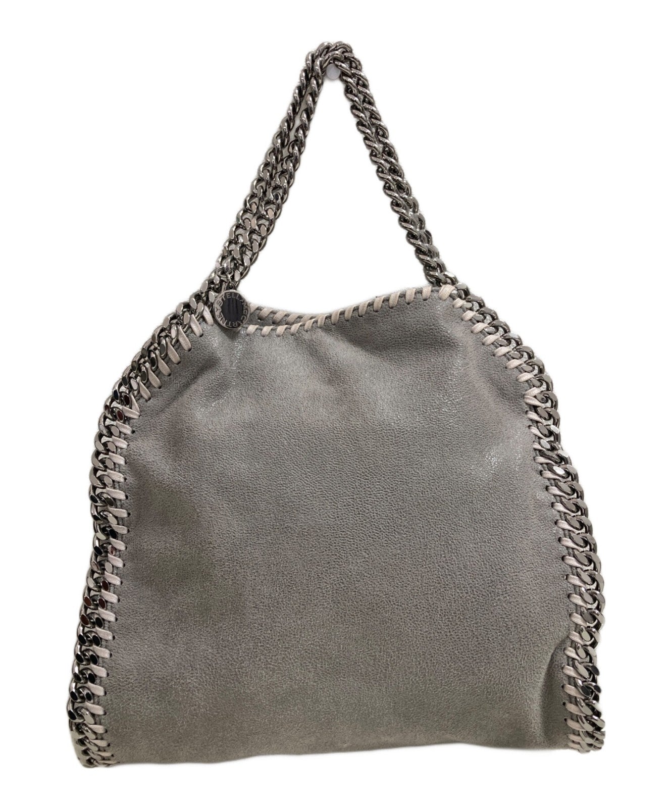 Stella McCartney Hand Shoulder Bag Tote Purse 2way Falabella Mini Gray Authentic