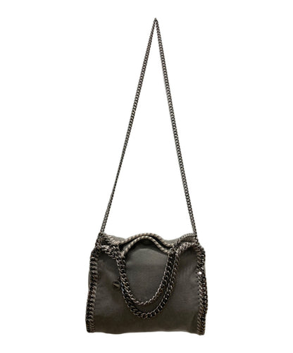 Stella McCartney Hand Shoulder Bag Tote Purse 2way Falabella Mini Gray Authentic