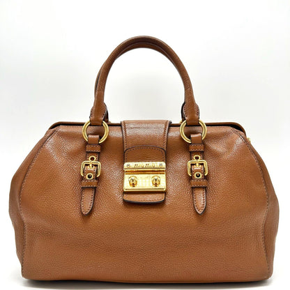 GIVENCHY Hand Shoulder Bag Tote Purse 2way Nightingale Leather Black Authentic