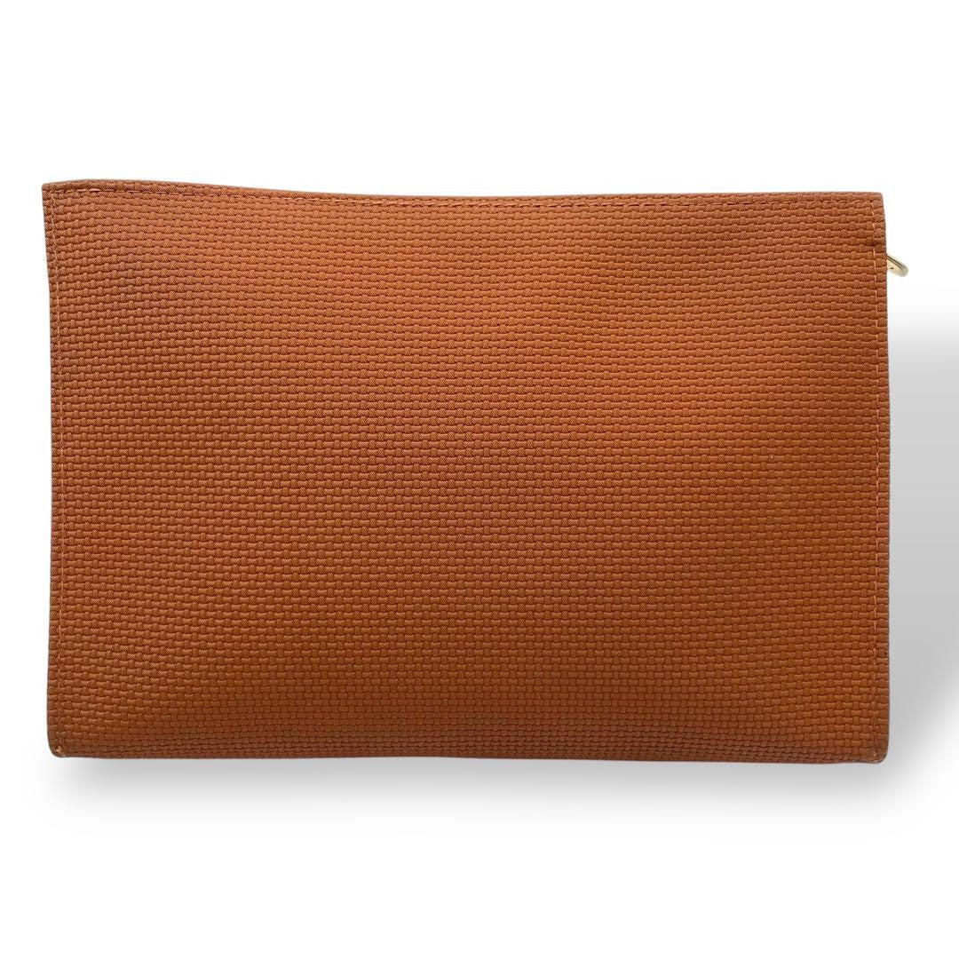 Saint Laurent Clutch Bag Second Bag YSL Cassandra Brown Authentic