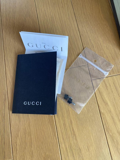 GUCCI Shoes Pumps Heel Flower EU 38 US 8 Black Authentic