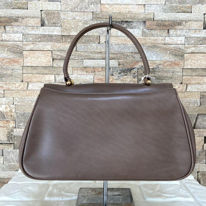 GIVENCHY Hand Bag Tote Purse 4G Leather Beige Authentic