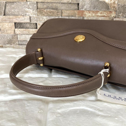 GIVENCHY Hand Bag Tote Purse 4G Leather Beige Authentic