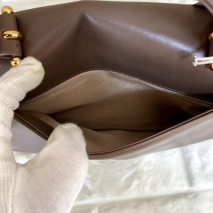 GIVENCHY Hand Bag Tote Purse 4G Leather Beige Authentic