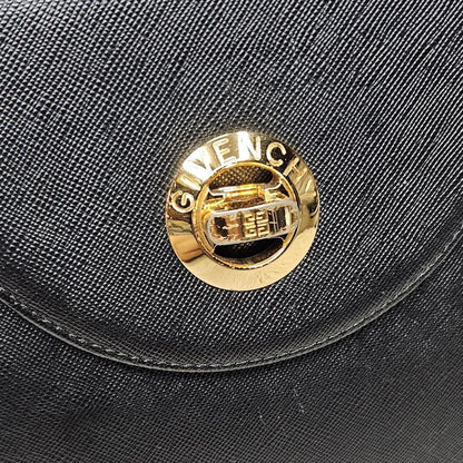 GIVENCHY Hand Bag Tote Purse Leather Black Authentic