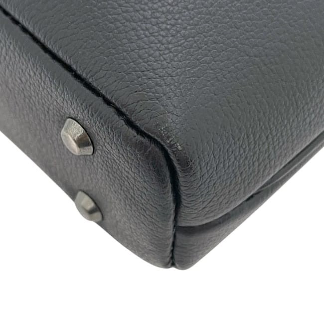 BURBERRY BLACK LABEL Business Bag Briefcase Leather Black Authentic