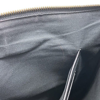 BURBERRY BLACK LABEL Business Bag Briefcase Leather Black Authentic