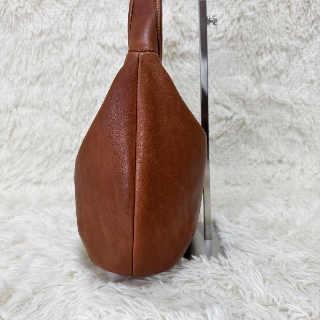 COACH Shoulder Bag Purse 9227 Leather Brown Authentic