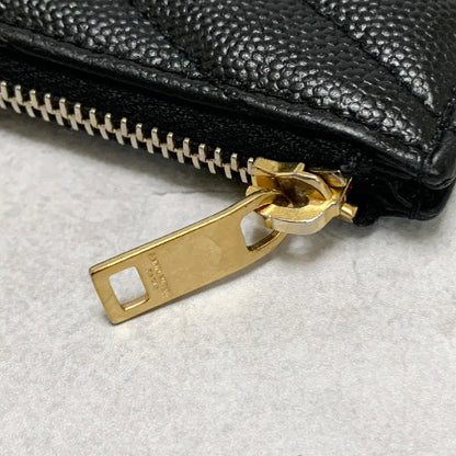 Saint Laurent Coin Case Cassandra YSL Logo Card Holder Wallet Purse Compact