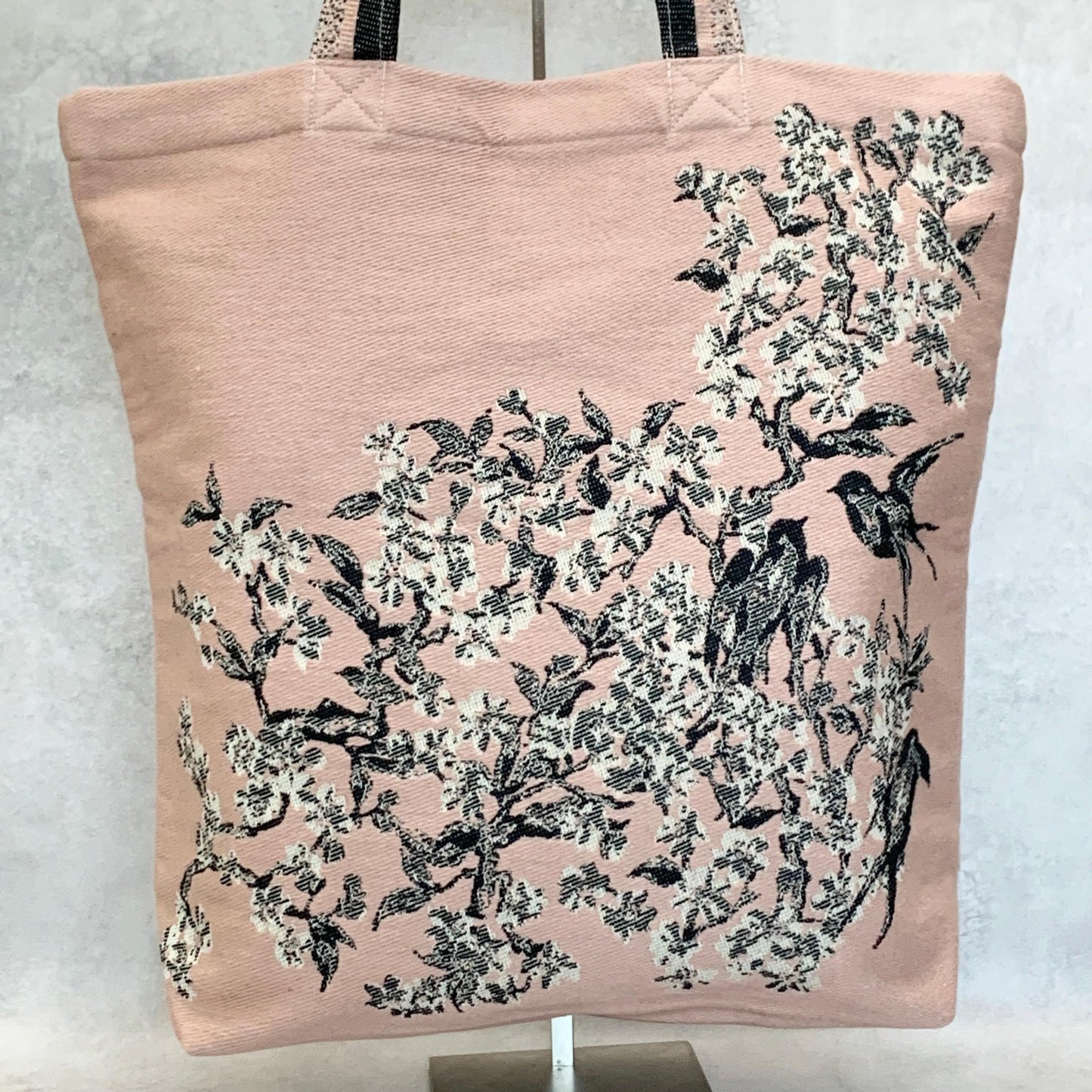 Christian Dior  Tote Bag Logo Handbag Purse Canvas Pink Used Women's Authentic