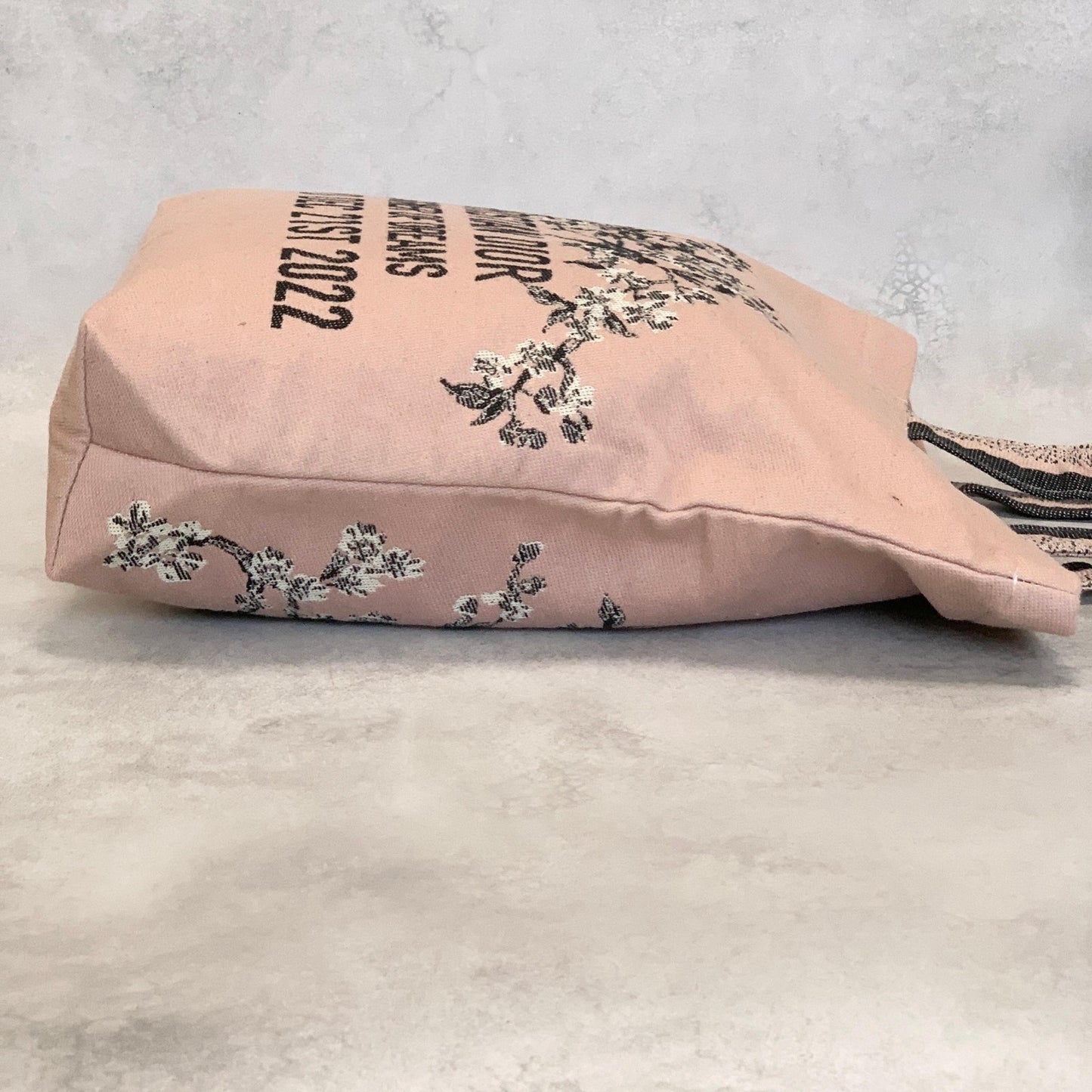 Christian Dior  Tote Bag Logo Handbag Purse Canvas Pink Used Women's Authentic