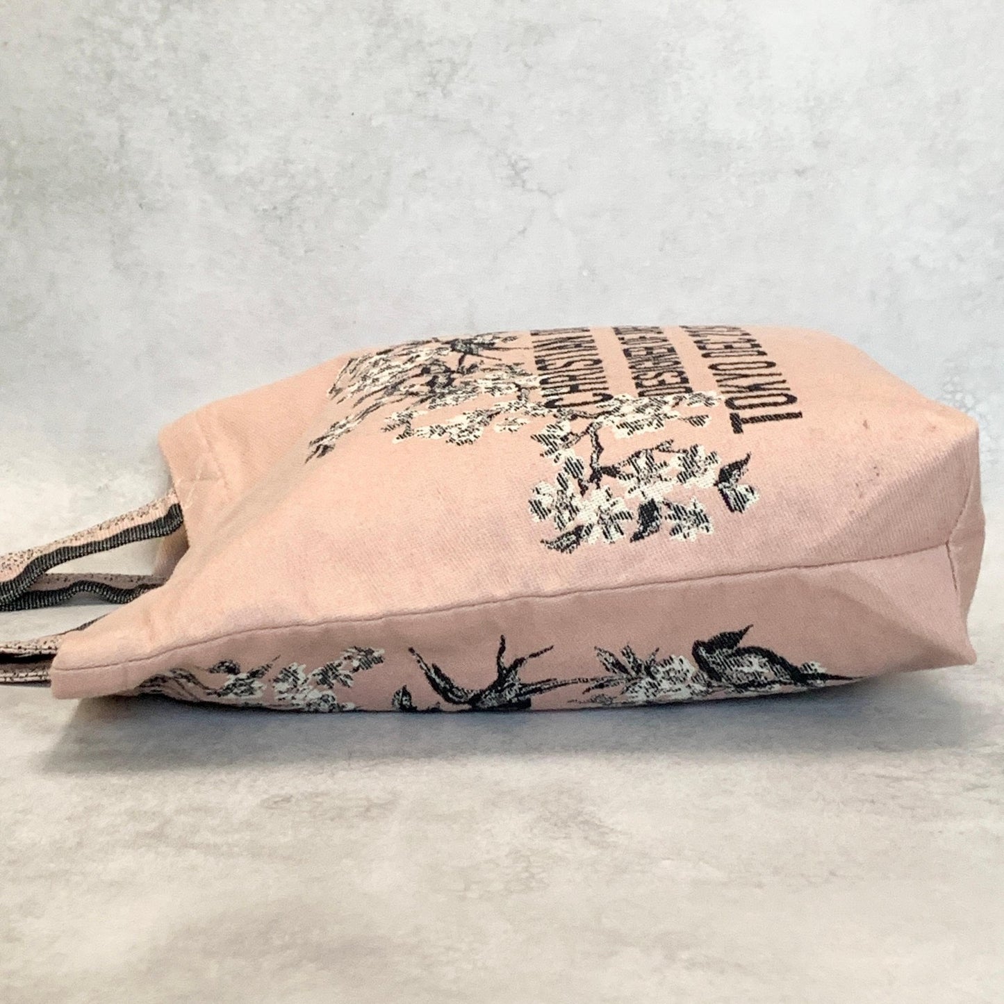 Christian Dior  Tote Bag Logo Handbag Purse Canvas Pink Used Women's Authentic
