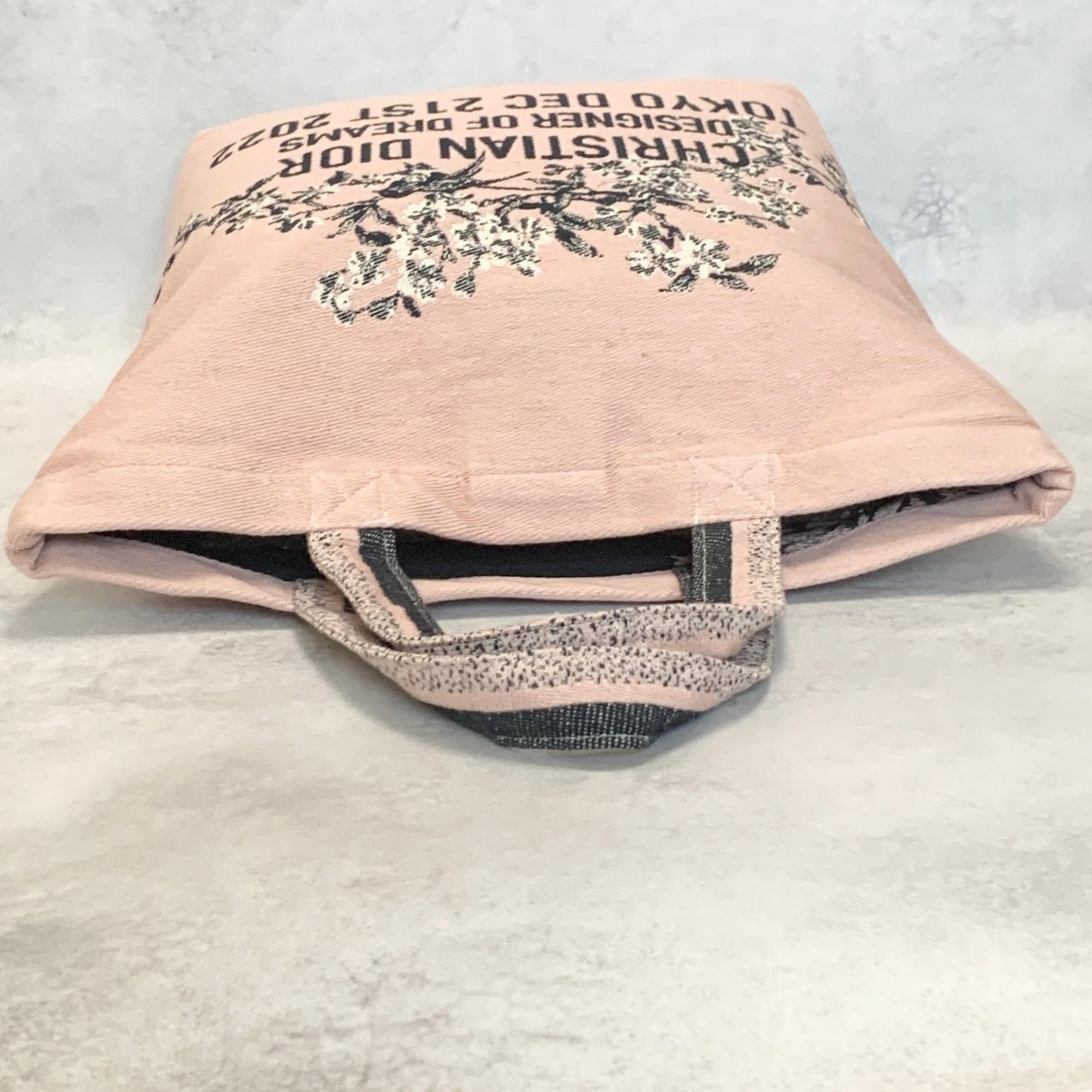 Christian Dior  Tote Bag Logo Handbag Purse Canvas Pink Used Women's Authentic