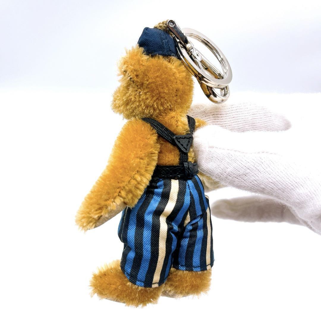 PRADA Key Ring Keychain Bag Charm Teddy Bear Authentic
