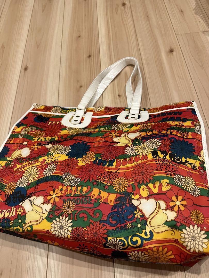 Dolce & Gabbana Hand Bag Tote Purse Multicolor Authentic