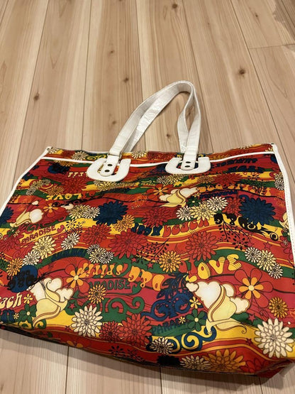 Dolce & Gabbana Hand Bag Tote Purse Multicolor Authentic