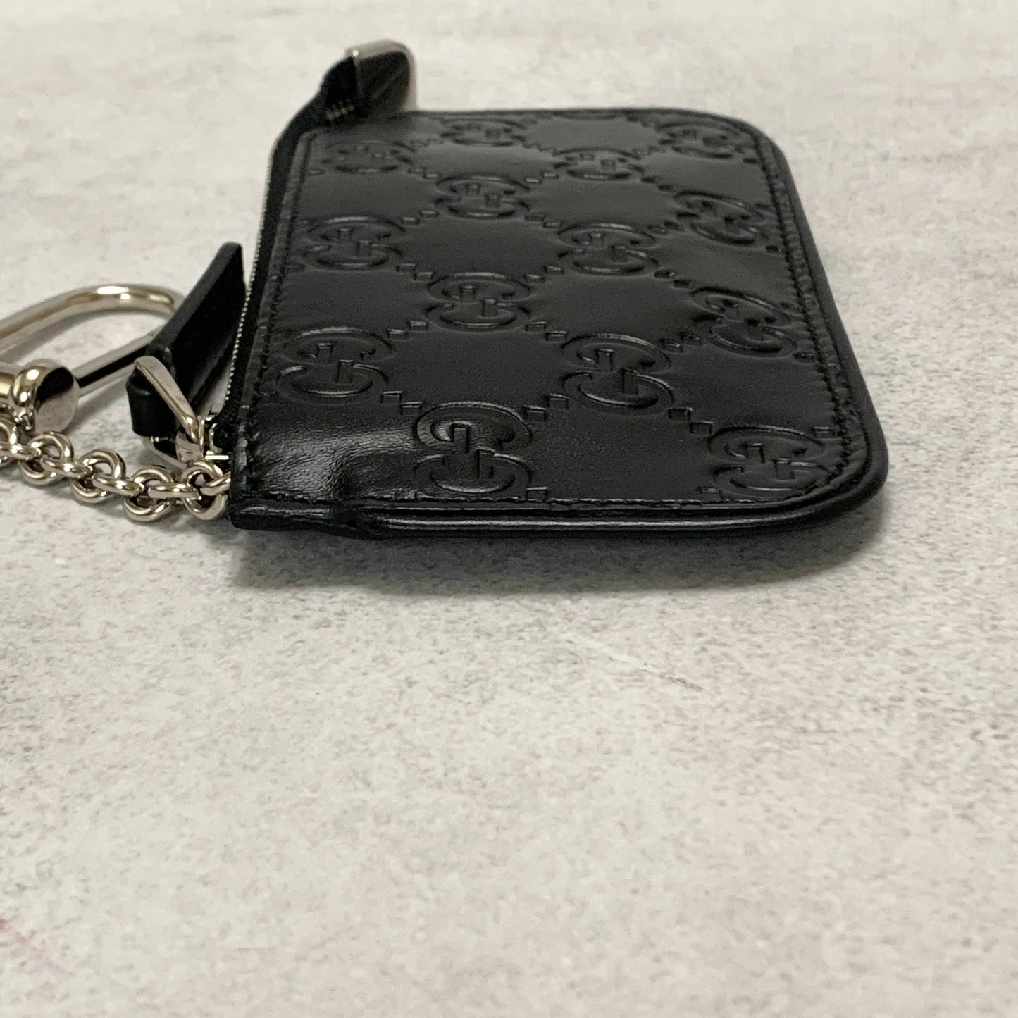 GUCCI Wallet GG  Shima Coin Case Key Pouch Card Holder Compact Purse Leather