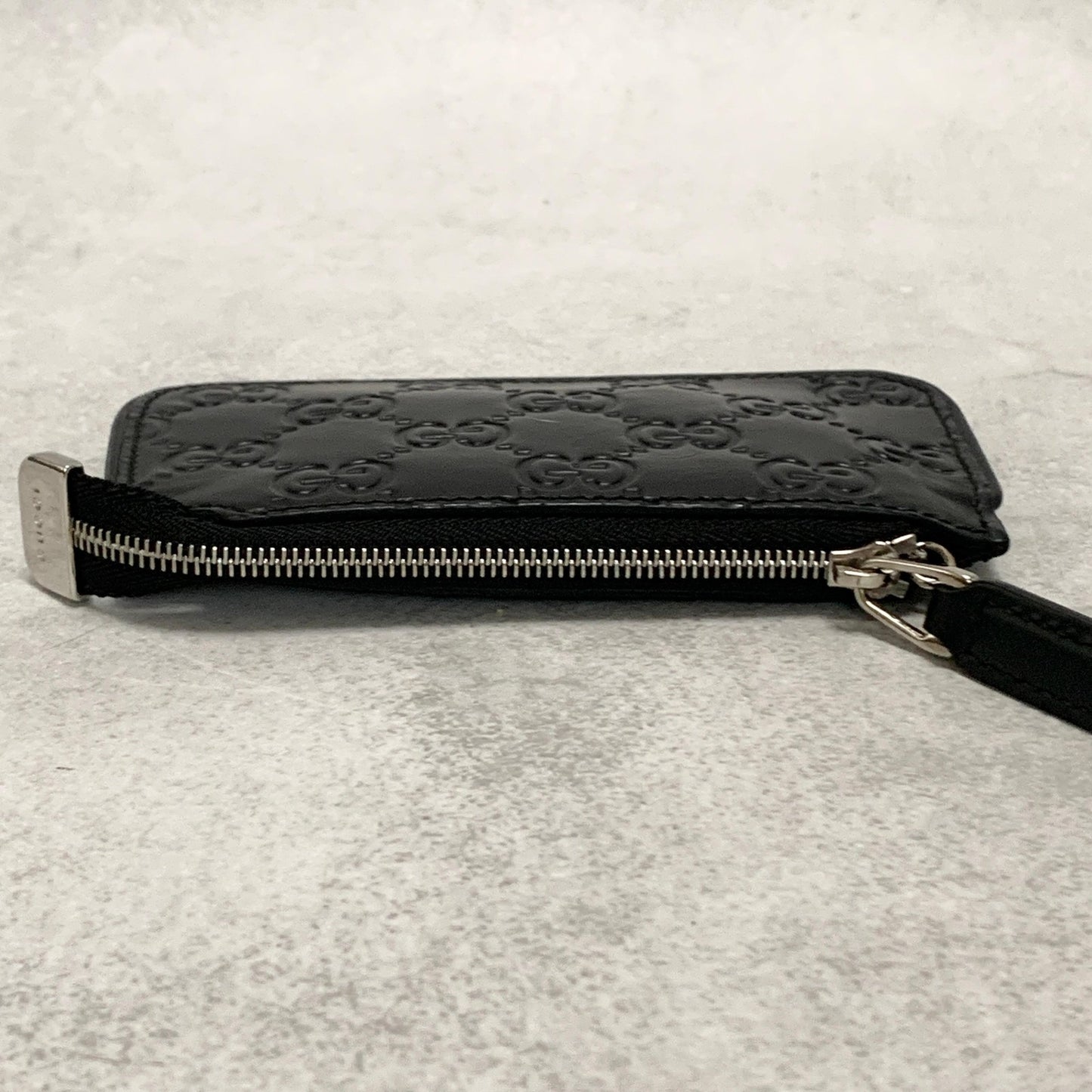GUCCI Wallet GG  Shima Coin Case Key Pouch Card Holder Compact Purse Leather