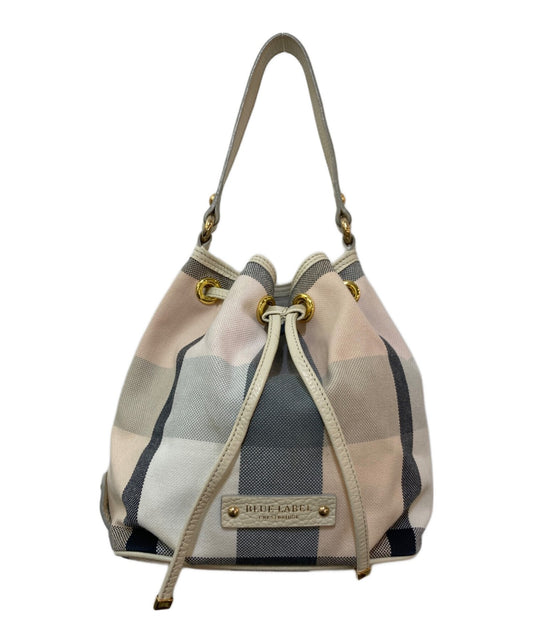 BURBERRY BLUE LABEL Shoulder Bag Purse 2way Nova Check Authentic