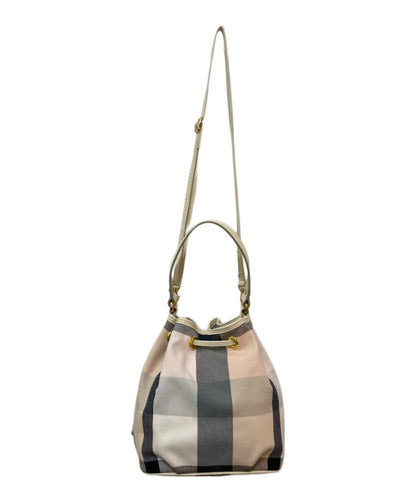 BURBERRY BLUE LABEL Shoulder Bag Purse 2way Nova Check Authentic